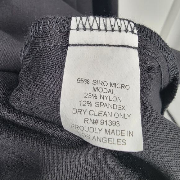 Spirit House Tunic Top Womens XL Black Button Up Relaxed Fit Lagenlook - Picture 9 of 10